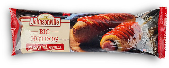 쟌슨빌 빅 핫도그 115g, 1개