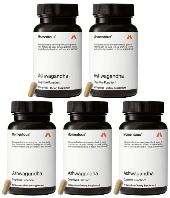 모멘터스 아슈와간다 캡슐 60정, 5개 - 쿠팡