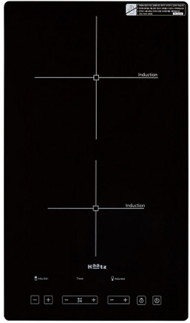 하츠 2구 인덕션 빌트인 전기레인지 IH-232S