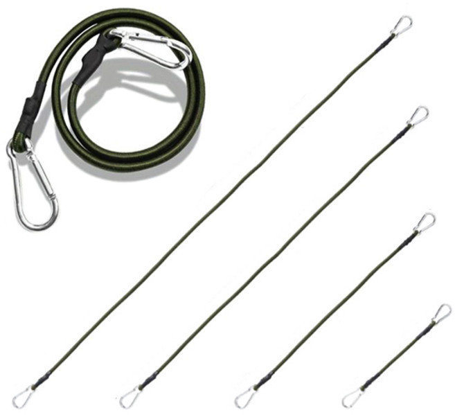 다스몰 카라비너형 탄성로프 스트레치코드, 4개
