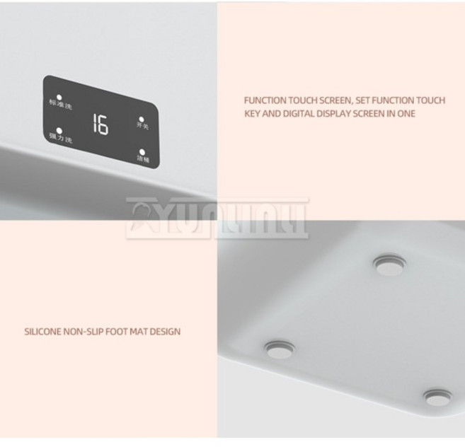 12L 가정용 세탁기 휴대용 반자동 미니 건조 기능 포함