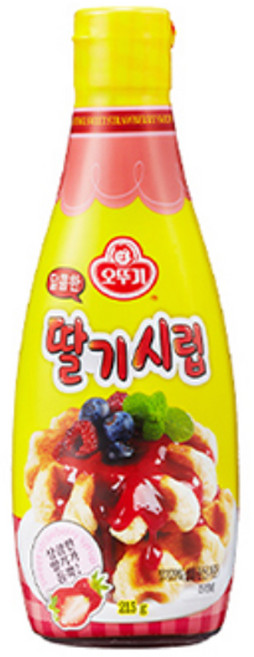 오뚜기 달콤한 딸기 시럽, 215g, 54개