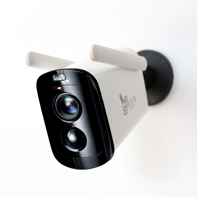 현관 CCTV 무선 카메라 택배 도난 방지 실외 보안 CCTV 래빗캠 스마트감시카메라, 자석거치대, 128GB, 1개