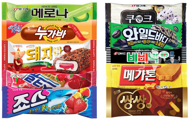 베스트 막대바 10종 세트, 30개