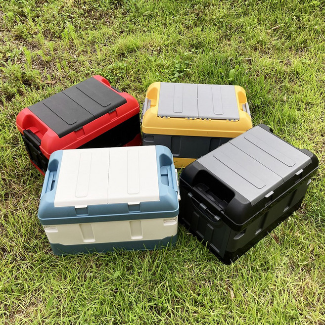 2단 폴딩 특 대용량 몬스터정리함 34L 63L 캠핑박스 정리함 (종합), 몬스터L_블루