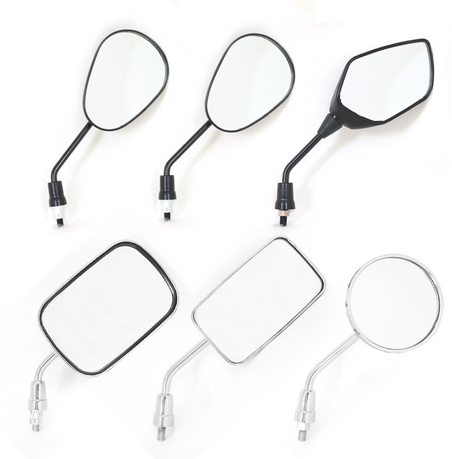 오토바이 사이드미러 백미러 거울 범용 만능 8mm 10mm, 스타사각 10mm, 1개
