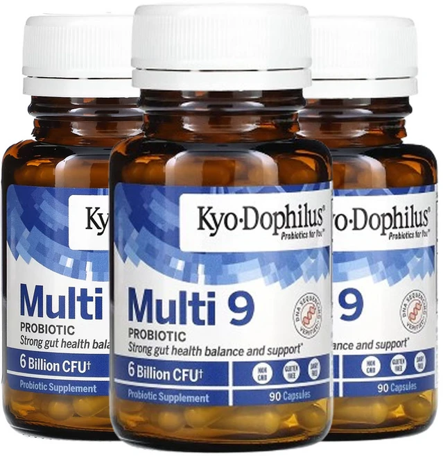 쿄릭 쿄-돌필러스 멀티 9 프로바이오틱 60억 CFU 90 캡슐, 3개, 90정 - 쿠팡