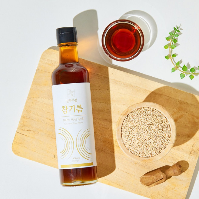 국산 저온압착 참기름 300ml, 1개