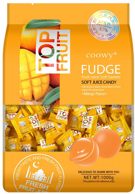 coowy 탑젤리 망고젤리, 1kg, 1개