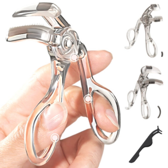 마미앤 속눈썹 뷰러 속눈썹펌 집게 3종세트, 1세트, 3종세트+리필브러쉬2개