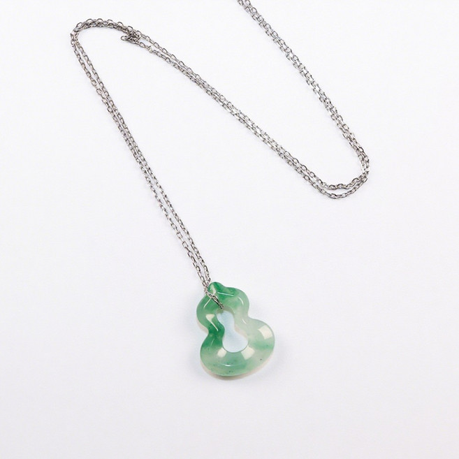 목걸이 순수 천연 옥 펜던트