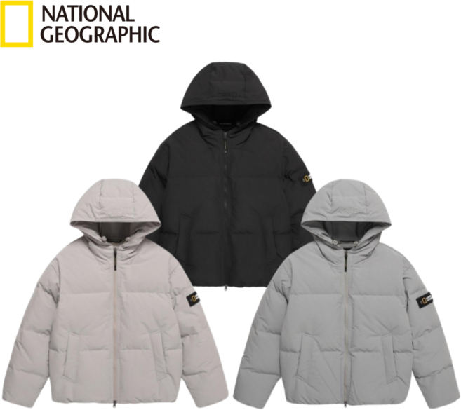 2024 F/W 내셔널지오그래픽 패딩 후드 헤론 H-ERON 다운 점퍼