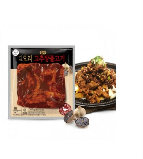 올반 바짝 오리 불고기 고추장불고기 3팩+간장불고기 3팩, 200g, 6개