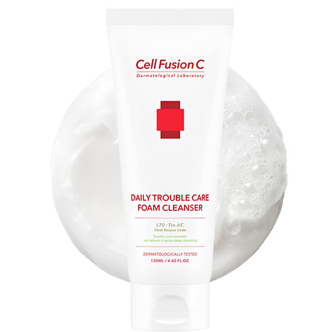셀퓨전씨 트리악 데일리 트러블 케어 폼클렌저, 130ml, 1개