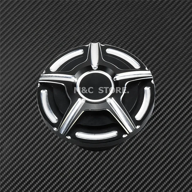 오토바이 CNC 알루미늄 장식 오일 캡 연료 가스 탱크 커버는 Harley Sportster XL48 883 1200 Touring FLHR, 05 Gas Tank Oil Cap K