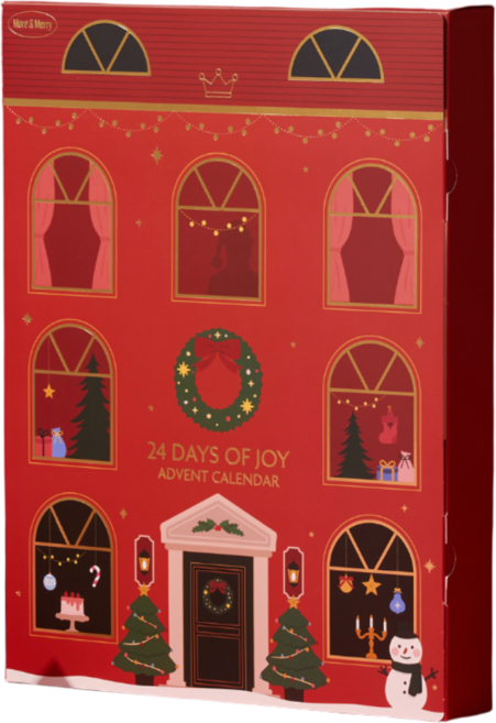 어드벤트 캘린더 DIY 2025 만들기 상자 크리스마스 선물 2026, 1개, 레드