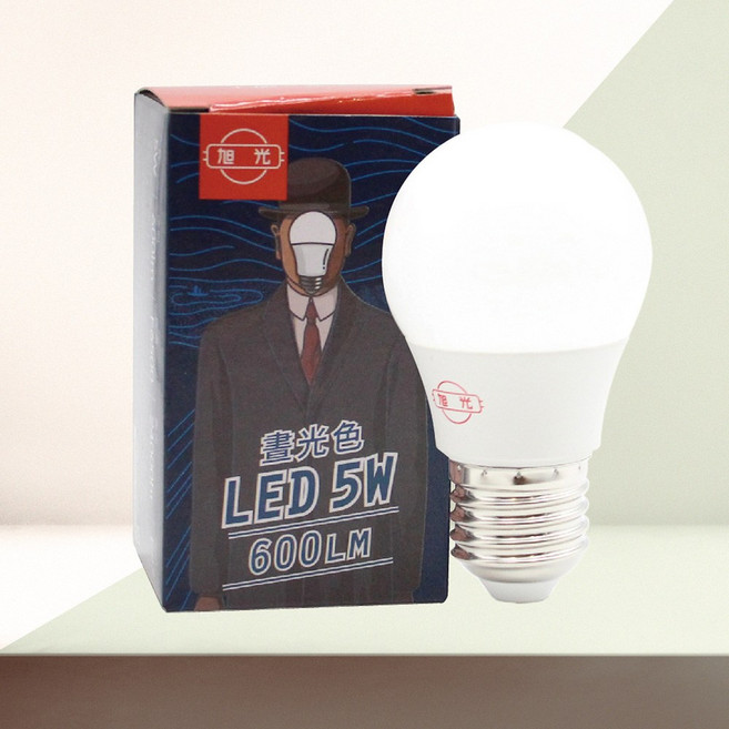 旭光 LED 球泡燈 節能省電 多種色溫選擇, 1個, 晝光色/白光