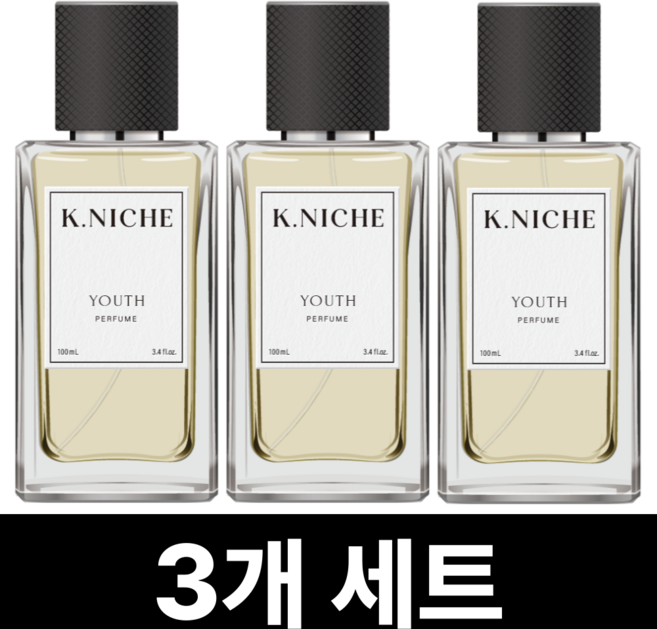 케이니치 유스 여자 향수 오드퍼퓸, 3개, 100ml