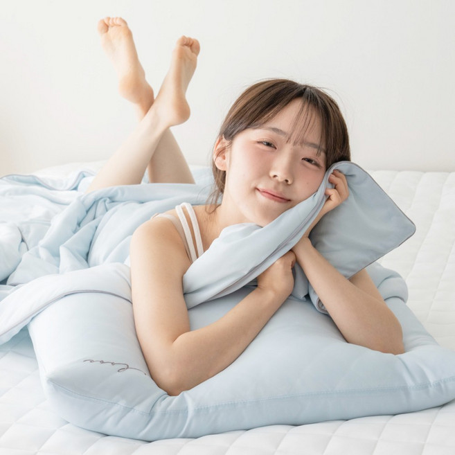 [포그니] 시원한 아이스셀 냉감이불 여름이불 피부에 닿는 쿨링감 통기성 좋은 이불
