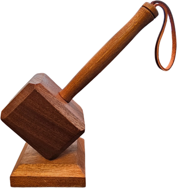 토르의망치 병따개 샤펠 원목 병뚜껑따개, 1개, 나무색