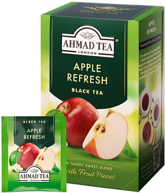 아마드티 애플 리프레쉬 홍차 티백, 2g, 20개입, 1개