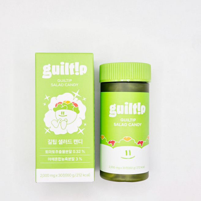 길팁 샐러 드캔디 60g, 1박스, 30정