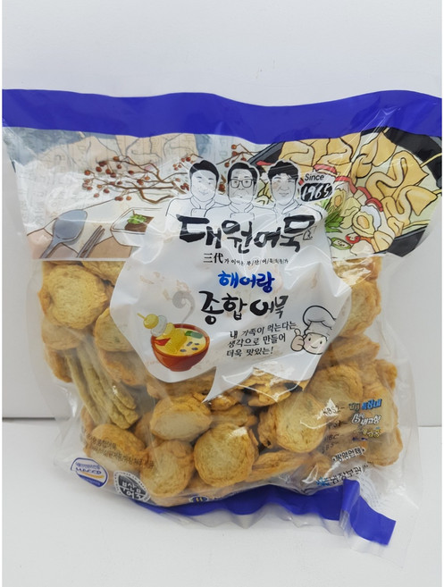 (당일제조) 부산 향토 오뎅 영진 대원 선우 오뎅 (특대 사각 종합 일자 지구와) 골라담기!! (아이스박스+냉매 포장) (하루 배송 99%), 800g, 1개