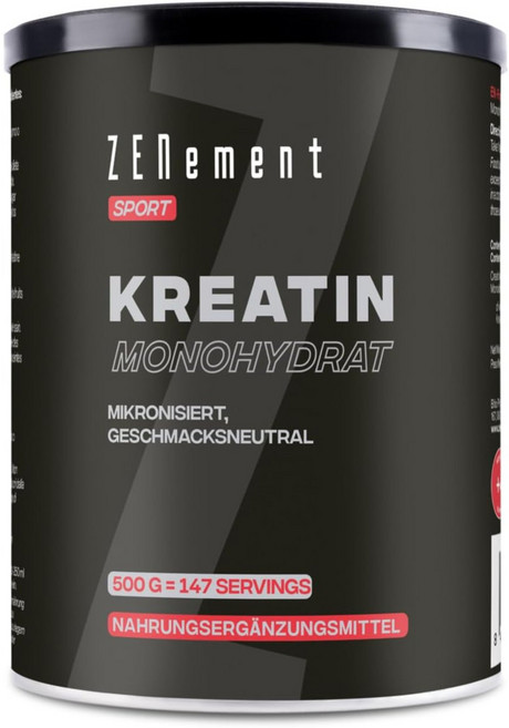 Zenement 크레아틴 모노하이드레이트 파우더 500g, 크레아틴 모노하이드레이트 파우더 500g by 펜브룩, 1개