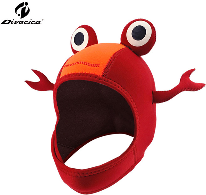 [미친 마녀 빗자루] 프리다이빙 스킨스쿠버 스노쿨링 모자 후드 헤드 남성용 빅사이즈, 사이즈 특대 60~64cm, 3 보라물고기