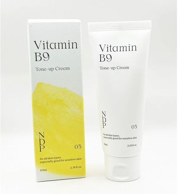 내추럴더마프로젝트 비타민 B9 톤업 미백 크림, 65ml, 1개 - 쿠팡