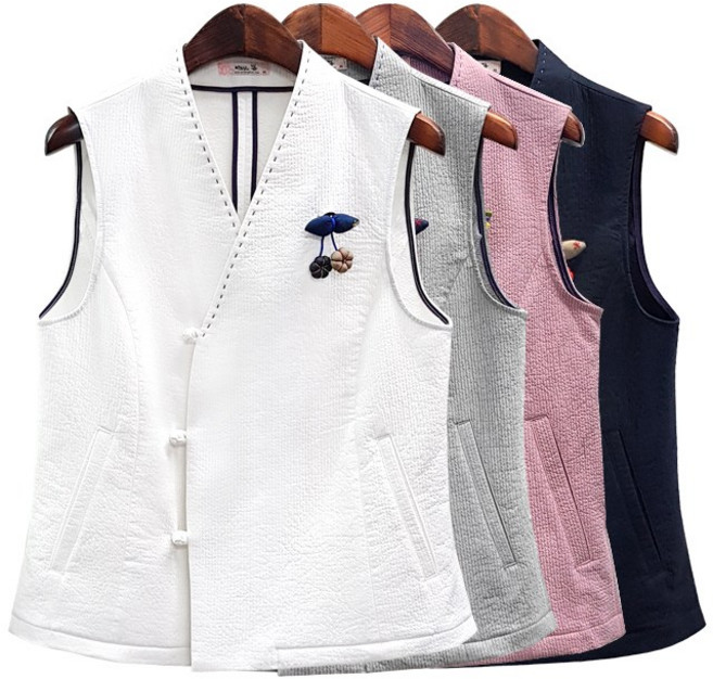 [아리랑의 봄] 3미리 골지 연꽃 조끼