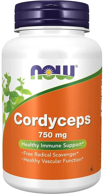 나우푸드 코디셉스 동충하초 750mg NOW Cordyceps, 1개, 90정 - 쿠팡