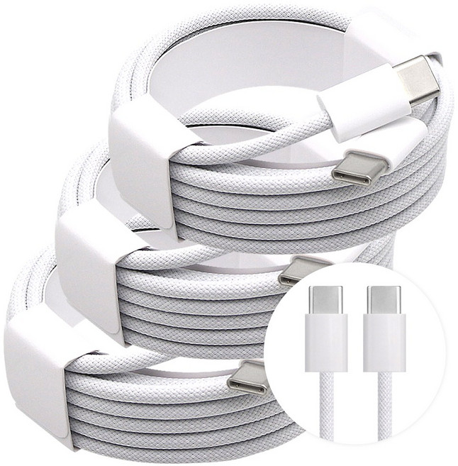 아이폰 초고속 충전 케이블 호환, 65W c to c, 3개, 2m