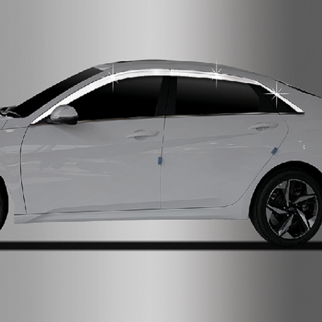 오토크로바 현대차량 전용 크롬썬바이저, 1개, C514-제네시스(~2013)