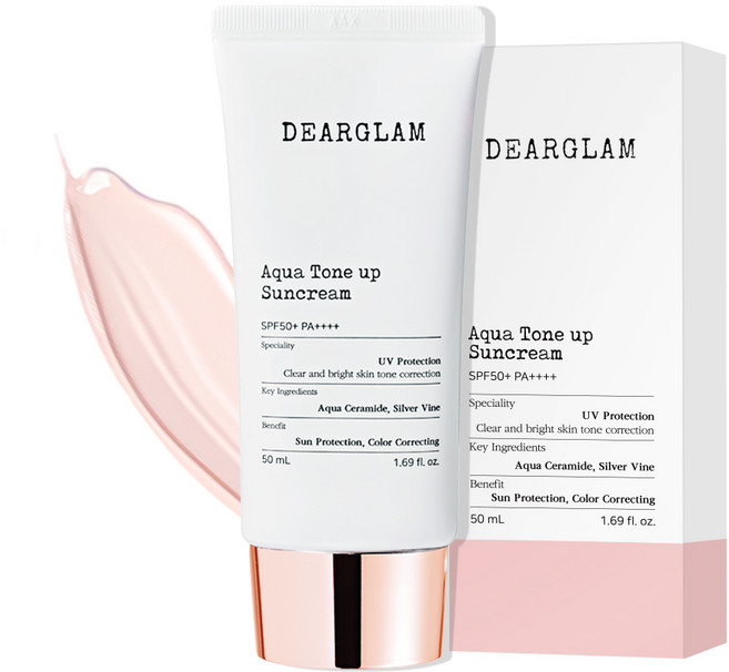 디어글램 아쿠아 톤업 선크림, 50ml, 2개