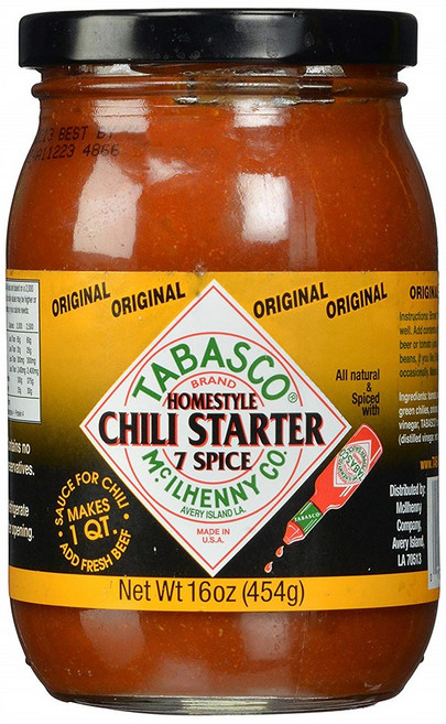 Tabasco TABASCO 타바스코 오리지널 세븐 스파이스 칠리 스타터 소스 454g, 1개