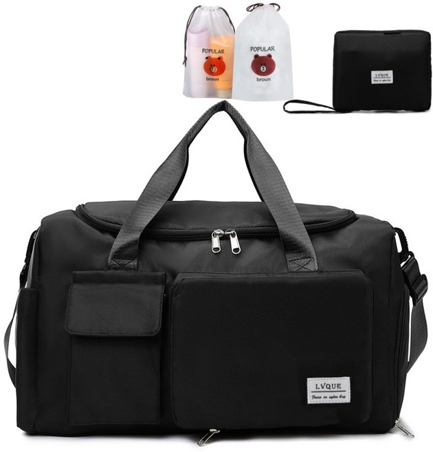 대용량 접이식 여행용 캐리어 결합 보스턴백 다용도 가방