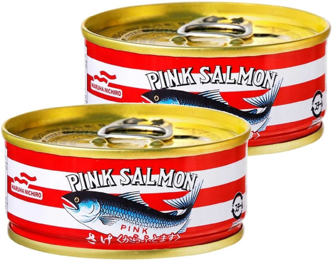 마루하니치로 연어 삶은 통조림, 90g, 2개