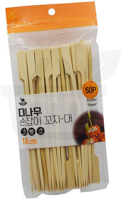 영수산업카멜 대나무 손잡이 꼬지 18cm, 50개입, 2개