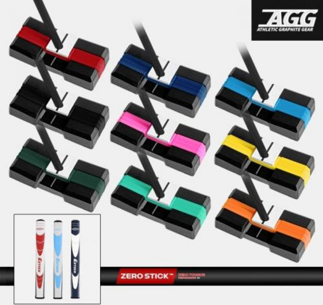 굴림채 제로토크 ZET 블랙 제로스틱 스틸샤프트 퍼터 32 35인치 블레이드형 EZTECK, 3도, R, 옵션 : 블랙 35 화이트블루