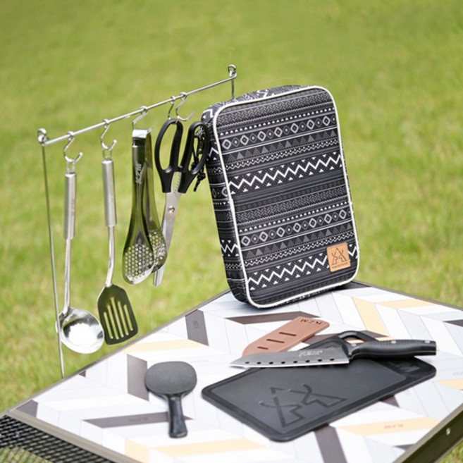 카즈미 쉐프 키친툴 세트 캠핑 조리도구 8종세트, 1개