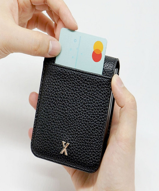 젝슨 갤럭시Z플립7 제트플립6 링 힌지 보호 카드 2장 가죽 휴대폰 케이스