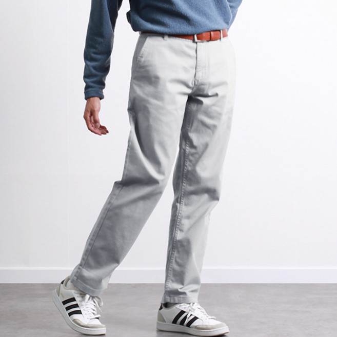 투뎃 남성용 기본 7컬러 일자 면스판 코튼 팬츠