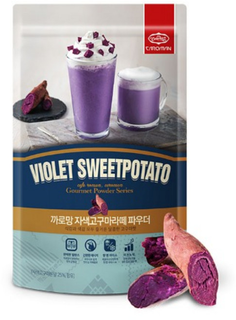 까로망 자색 고구마 파우더 720g+누보계량 스푼, 1개, 720g
