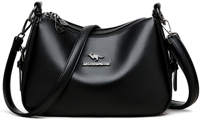 리치모리 가죽 심플 데일리 크로스백