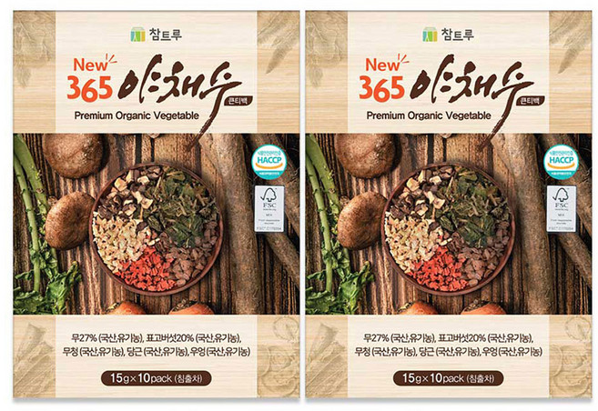 참트루 365 야채수 표고버섯 우엉 주전자 티백 10p, 15g, 10개입, 1개