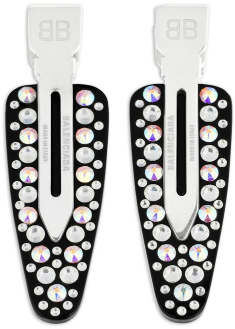 발렌시아가 크리스털 장식 헤어핀