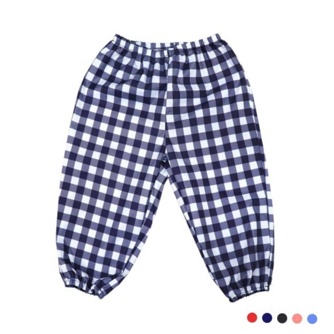 유아동 미술 가운 방수바지 놀이 앞치마-체크 hib*164yB