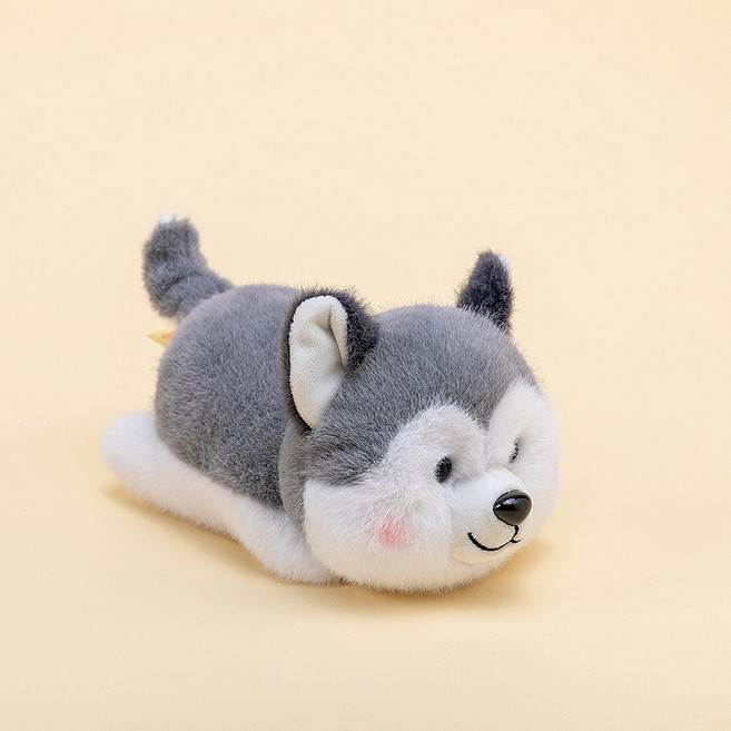哈士奇毛絨玩具玩偶, 1個, 哈士奇:16cm, 1cm