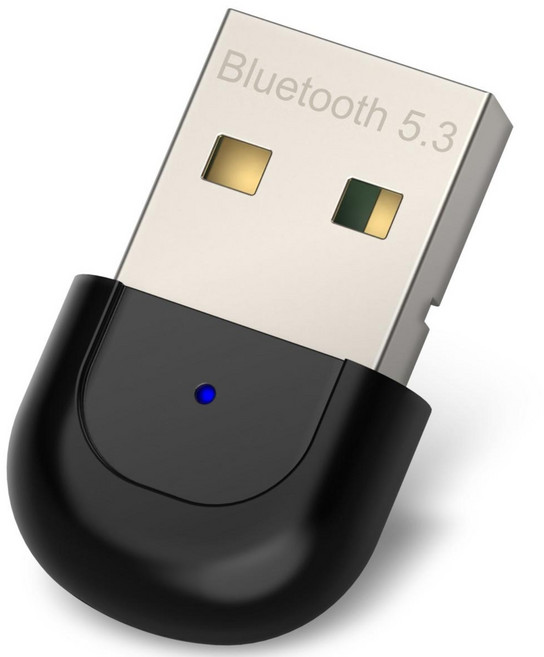 케이스박스 블루투스 V5.3 무선 수신기 USB 동글, 블랙